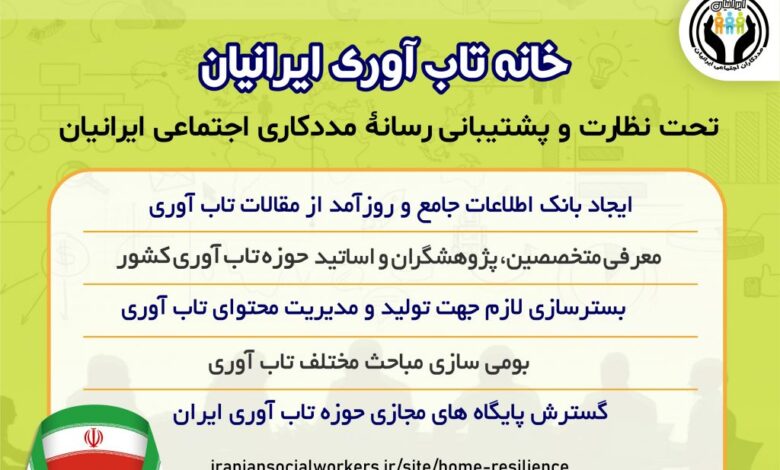 رسانه تاب آوری و خانه تاب آوری